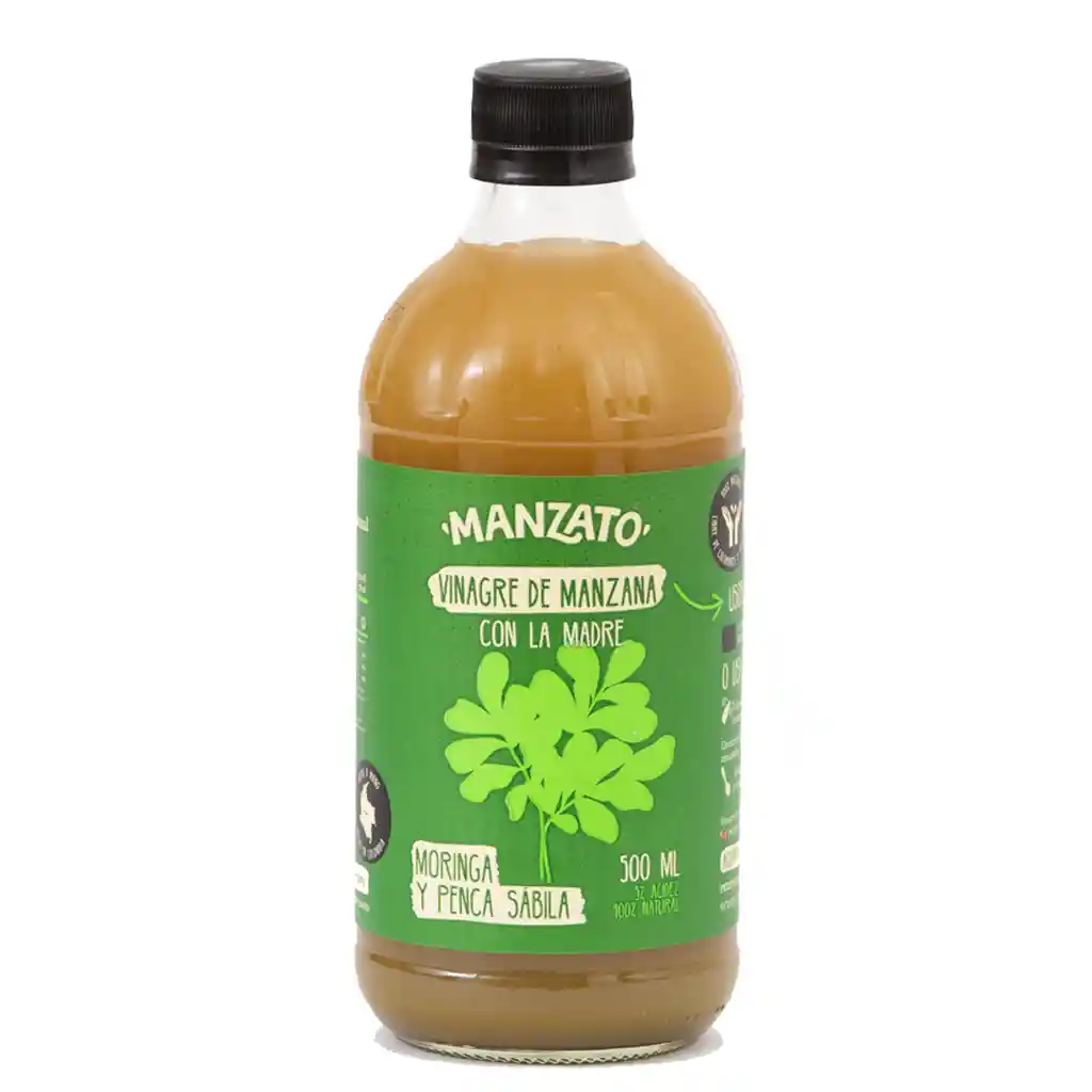 Vinagre De Manzana Con Moringa Y Sábila