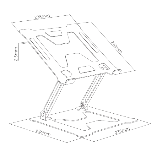 Soporte Para Portátil Premium Plegable