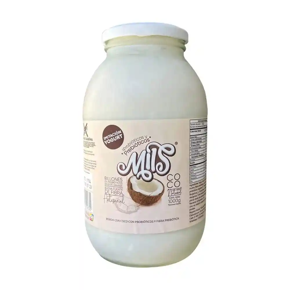 Yogurt De Coco Cuchareable Sabor Natura