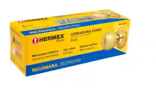 Cerradura Para Alcoba Dorada ( Hermex )