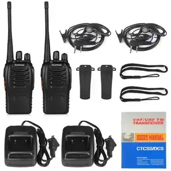 Radio De Comunicación Baofeng Bf-888s X2