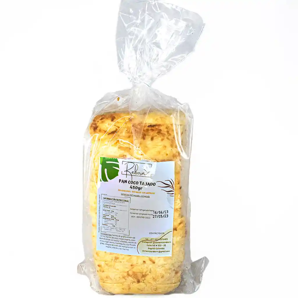 Pan De Coco Tajado