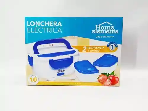 Lonchera Porta Comida Eléctrica Home Elements - Azul