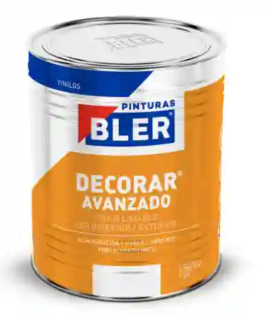 Pintura Decorar Tipo 2 Blanco De 1/4 Bler Vinilo Lavable