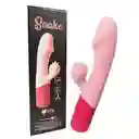 Lubricante Íntimo Neutro 30 Ml + Vibrador Consolador Doble Estimulacion Punto G Y Clitoris Snake Simulacion Lengua