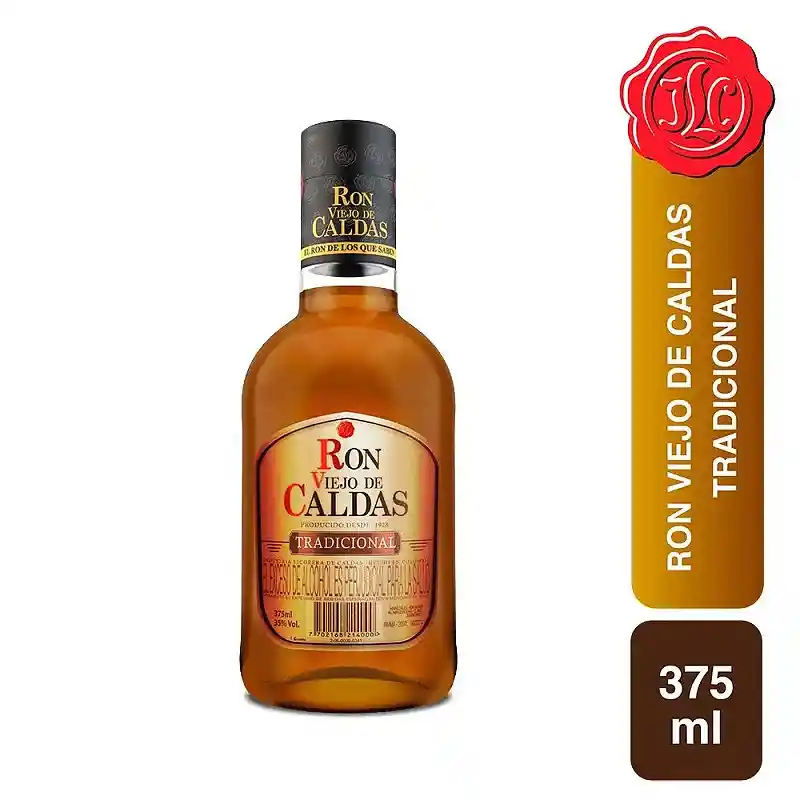 Ron Viejo Caldas 375 Ml