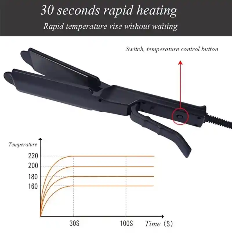 Plancha De Cabello Con Vapor Profesional