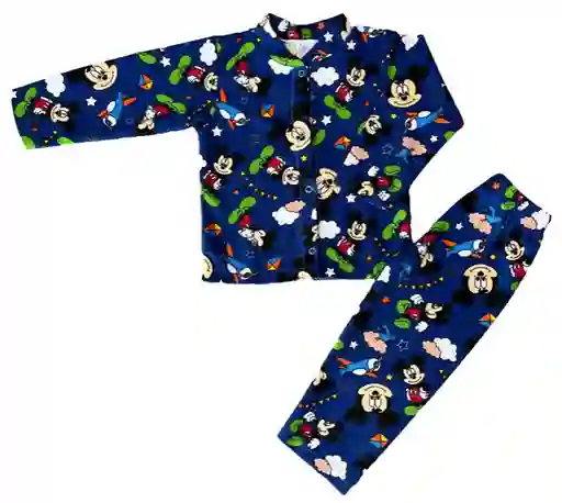 Pijama Termica Talla 12 Meses Para Bebes (2 Piezas)