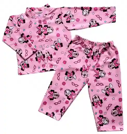 Conjunto Pijama Termica Talla 6 Meses Para Bebe (2 Piezas)