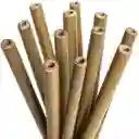  Pitillos De Bambu Cajax10Unidades 
