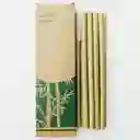  Pitillos De Bambu Cajax10Unidades 