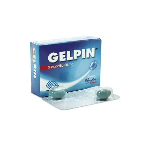 Gelpin | Sildenafilo | 50 Mg | Capsula | Oral | Caja X 2 |colmed