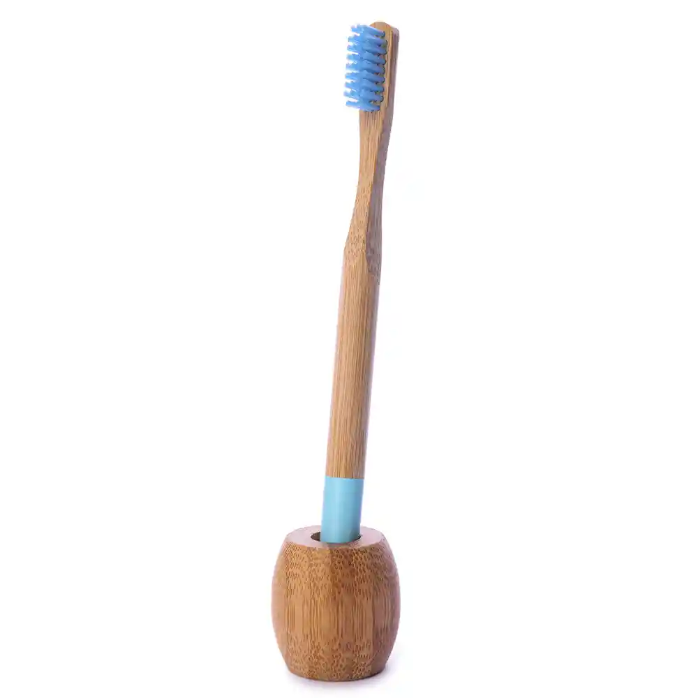  Soporte De Bambu Para Cepillo Dental 