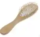  Cepillo Para Cabello De Bambu Portable Pequeno 