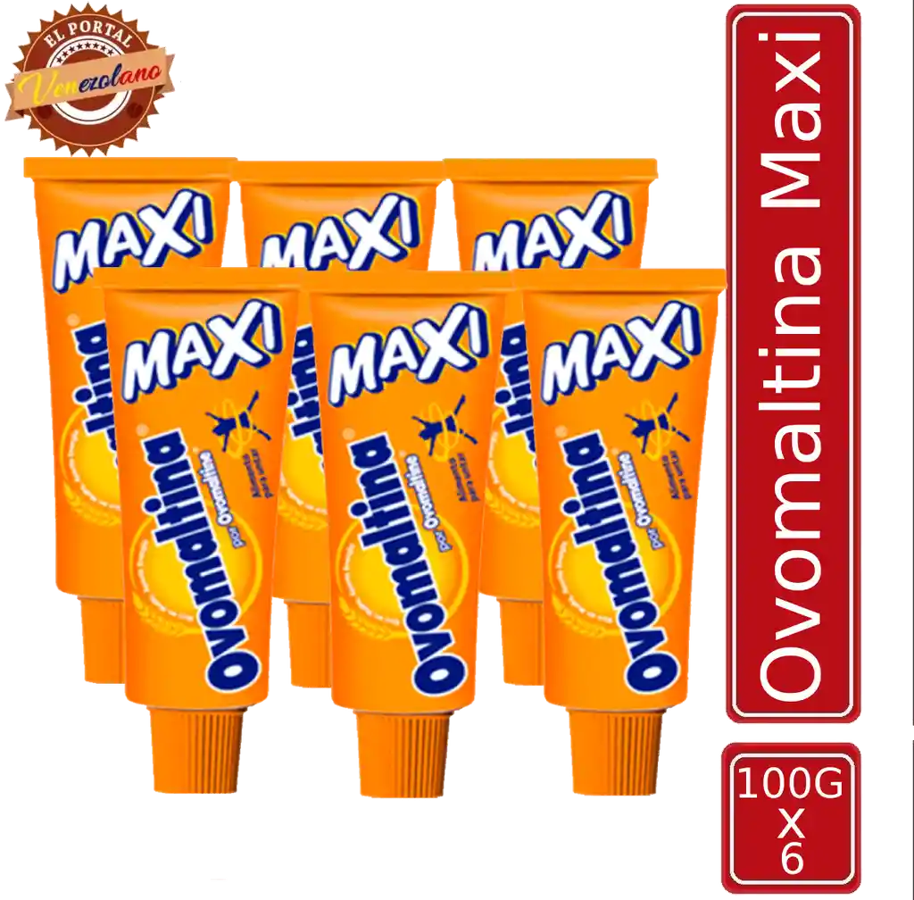 Ovomaltina Maxi 100g Venezolana X 6