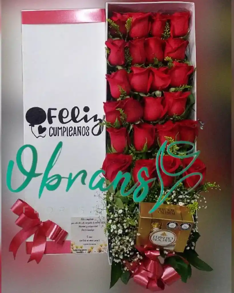 Box Roses Ferrero