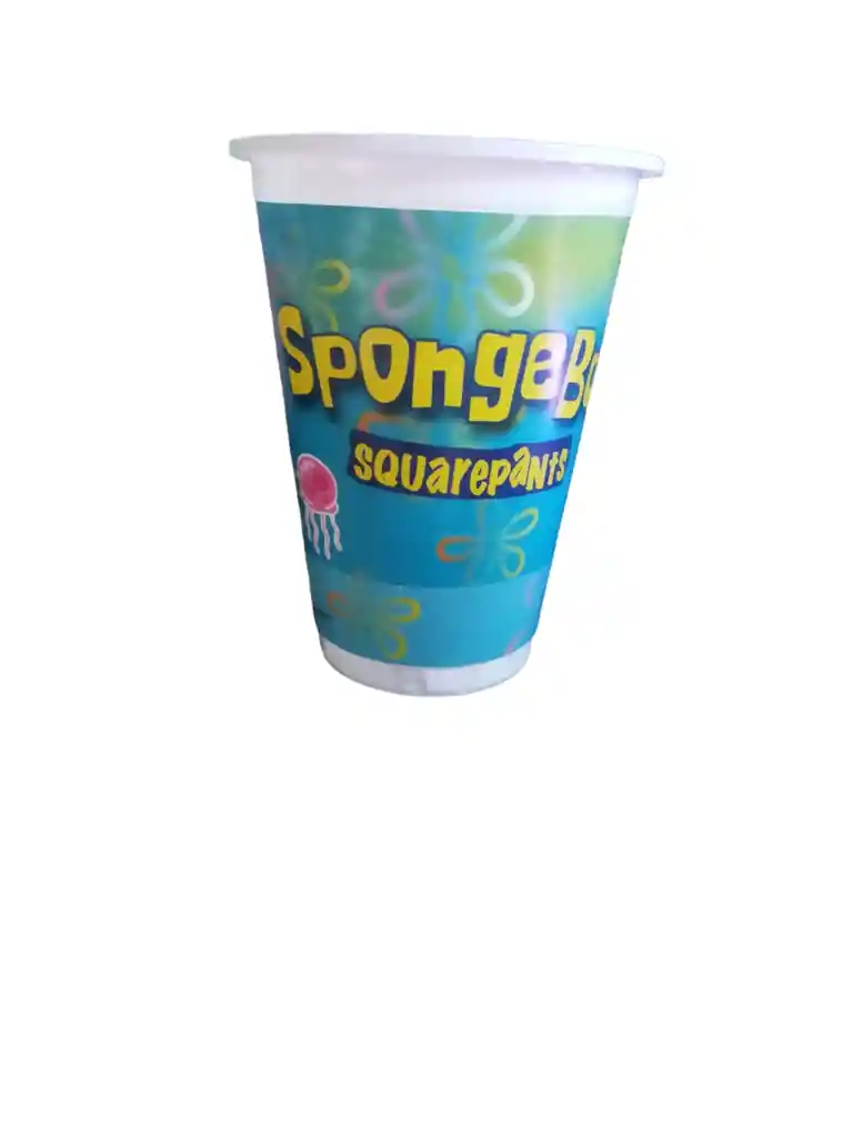 Vasos Decorativos Sponge Bob X 12 Unidades