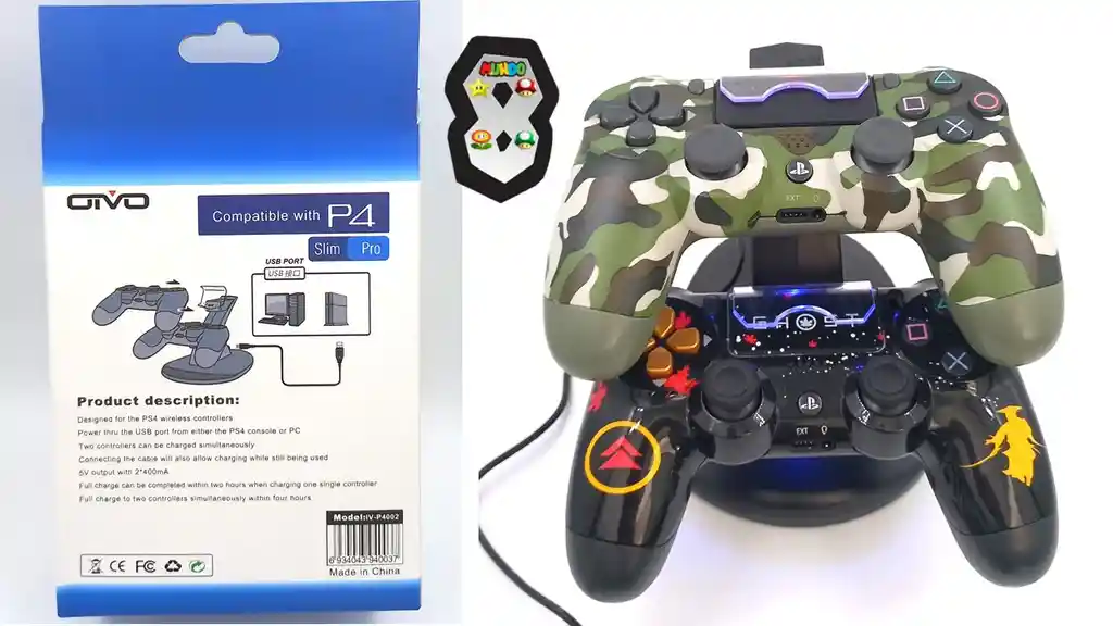 Base Cargar Controles Play 4