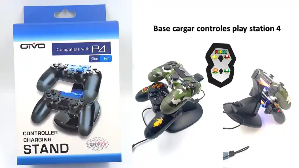 Base Cargar Controles Play 4