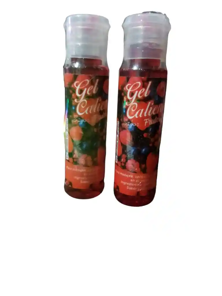 Lubricante Comestible Gel Caliente ♨️ Frutos Rojos