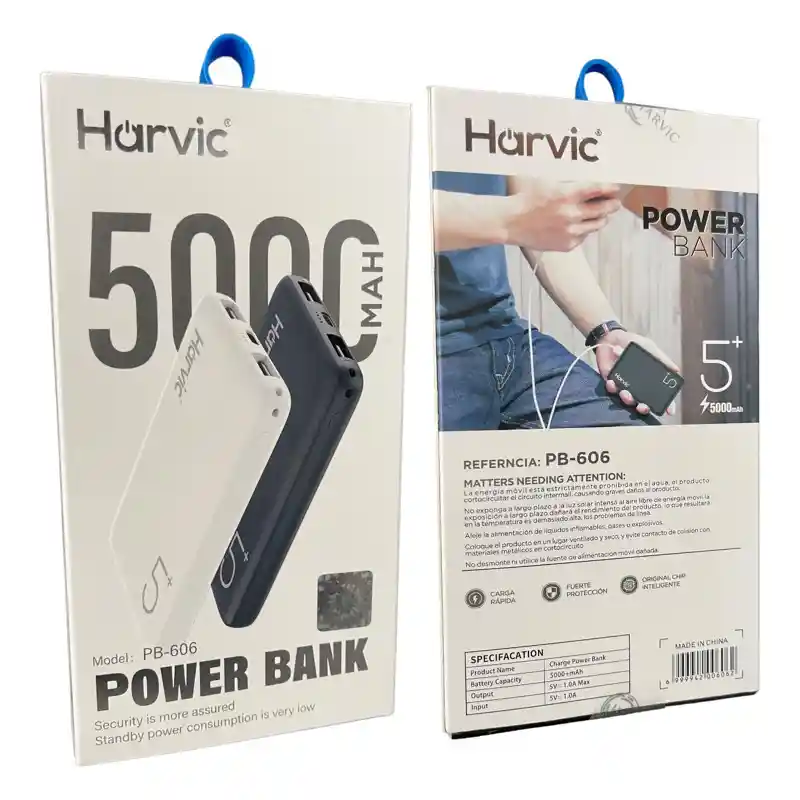 Powerbank Harvic 5.000 Mah