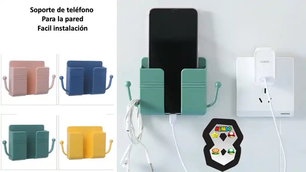 Base Pared Para Telefonos Celulares