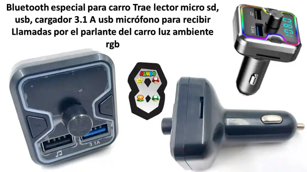 Bluetooth Para Carro En El Encendedor