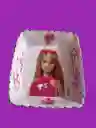 Plato Tortero Barbie 12x9x3 Cm Aprox