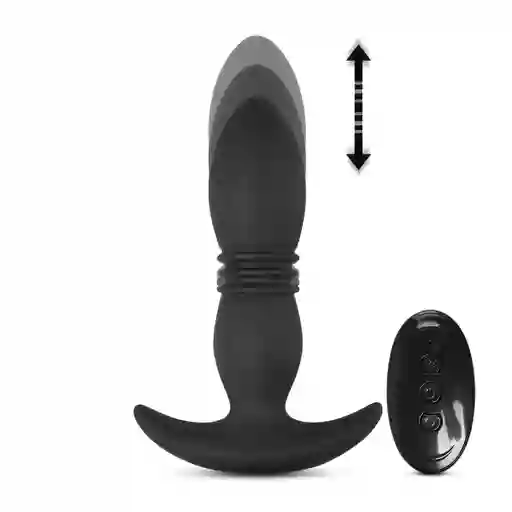 Vibrador Anal Empuje Control Remoto Recargable