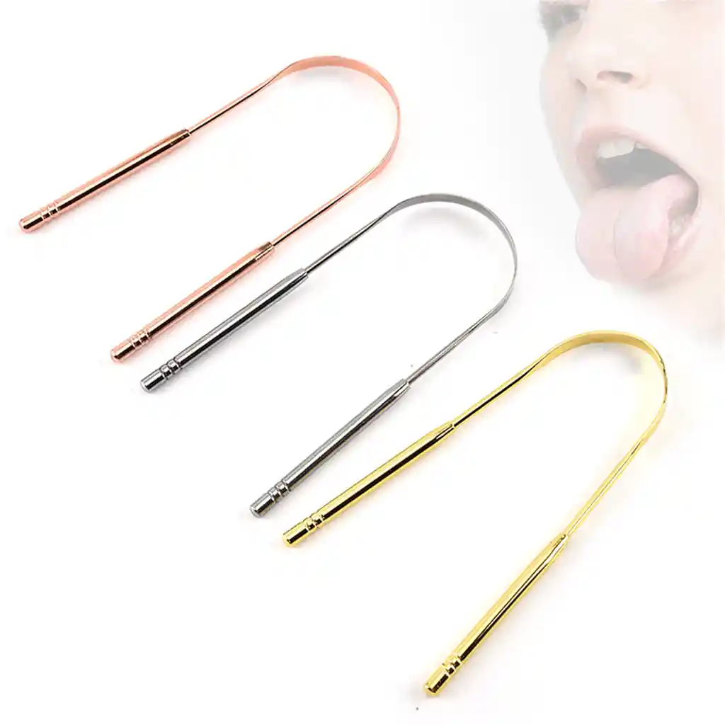 Limpiador De Lengua De Acero Inoxidable