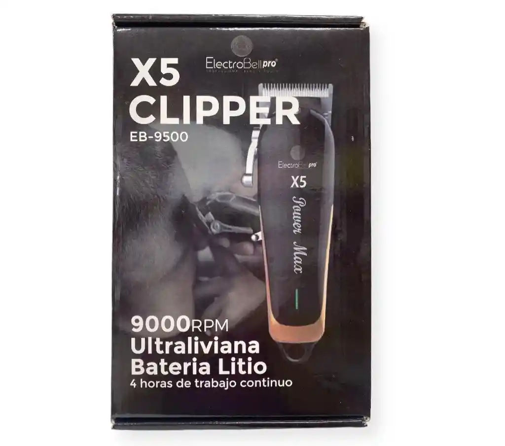 Maquina De Motilar Clipper X5 Recargable Electrobellpro