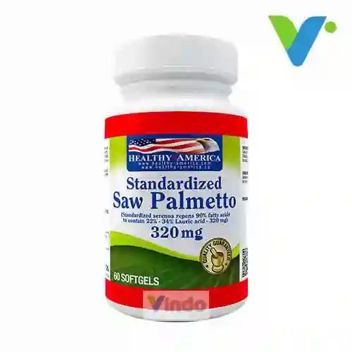  Saw Palmetto 320Mg 60 Softgels  HEALTHY AMERICA 