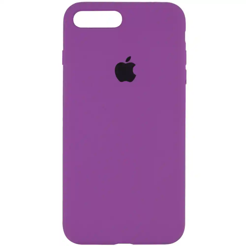 Silicone Case Cerrado Iphone 7 Plus / 8 Plus Morado