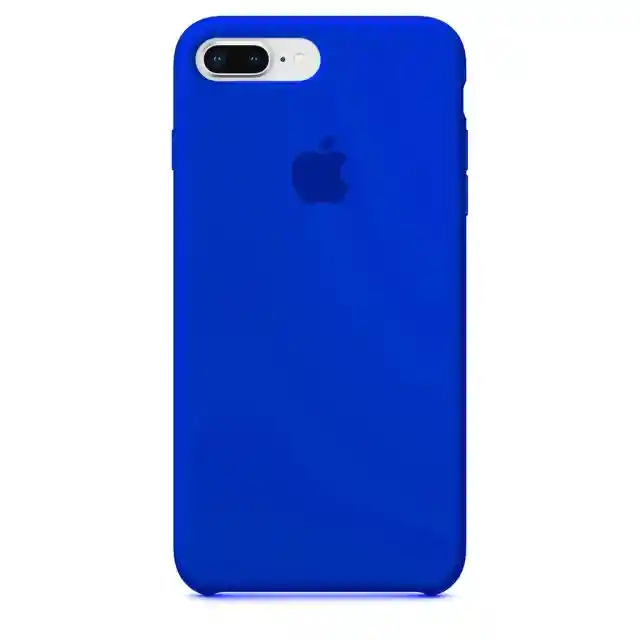 Silicone Case Cerrado Iphone 7 Plus / 8 Plus Azul Bic