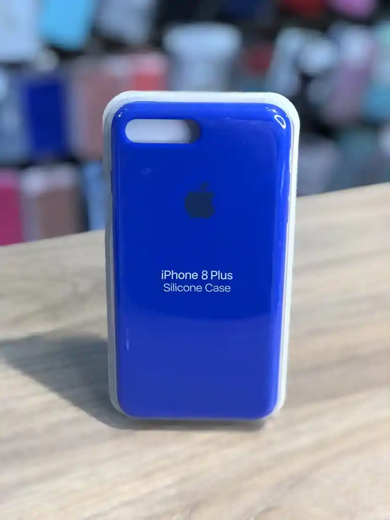 Silicone Case Cerrado Iphone 7 Plus / 8 Plus Azul Bic