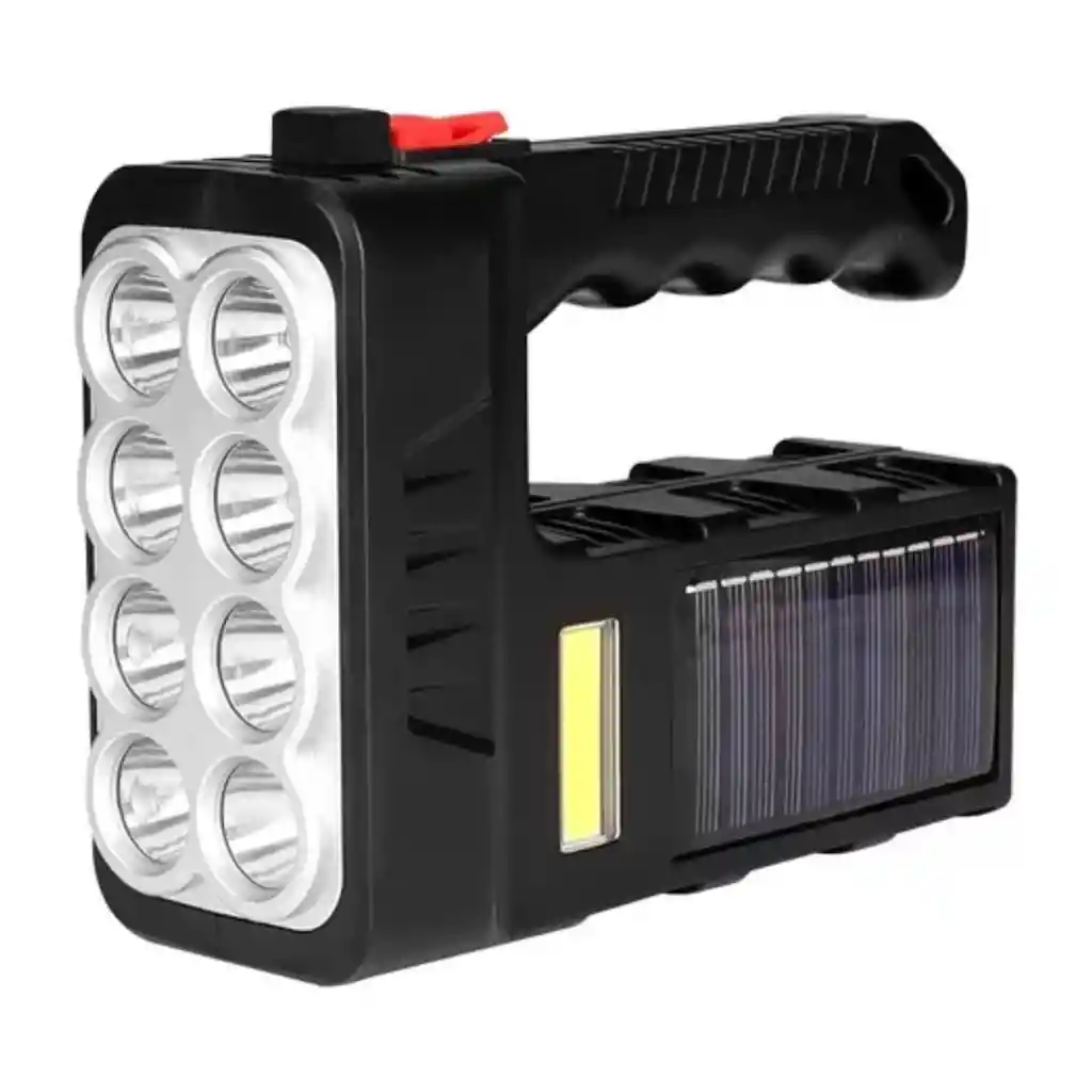 Linterna Led Solar Y Usb Recargable Multifuncional