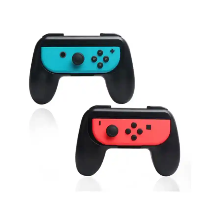 Hand Grip Negro Nintendo Switch Nuevos Y Sellado