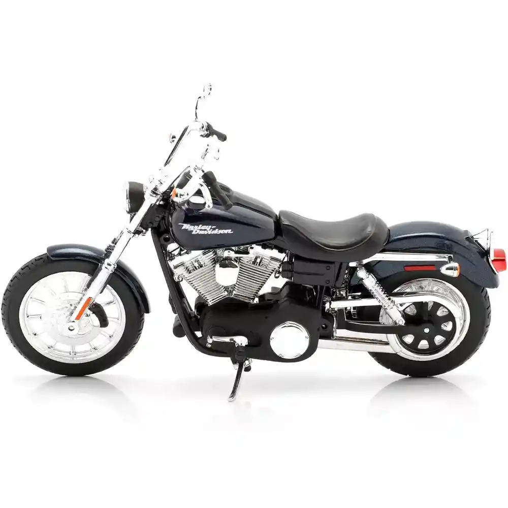 Moto A Escala 1:12 Harley Davidson Negro Motos De Colección