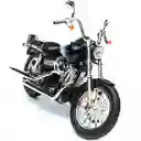 Moto A Escala 1:12 Harley Davidson Negro Motos De Colección