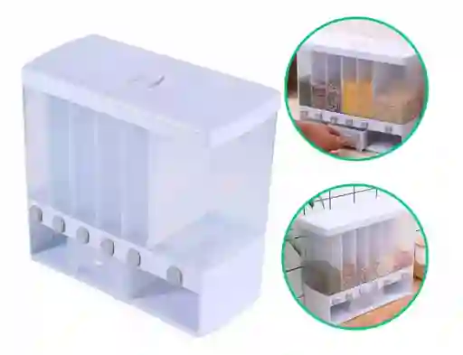 Dispensador Y Organizador De Granos Y Cereales