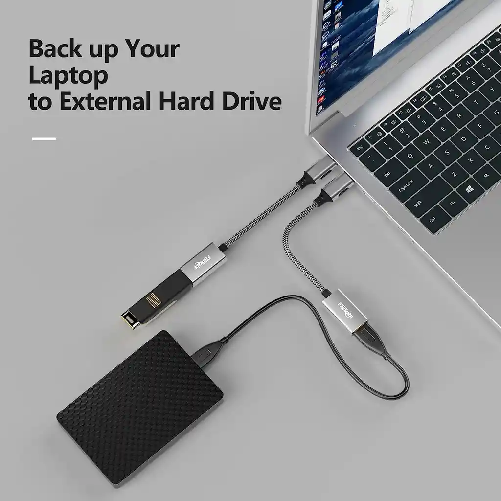 Adaptador Usb C Macho A Usb 3.1 Hembra En Aleacion Aluminio