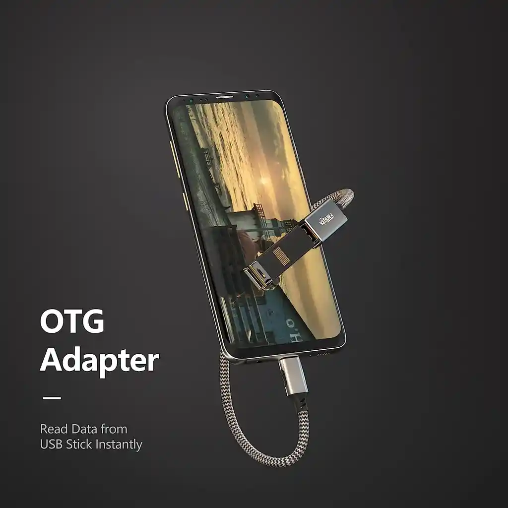 Adaptador Usb C Macho A Usb 3.1 Hembra En Aleacion Aluminio