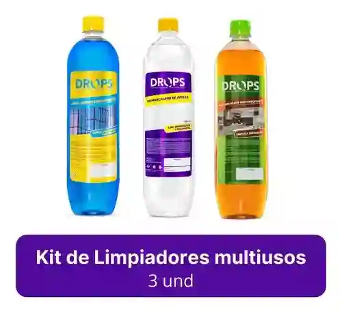 Kit De Limpiadores Drops X3