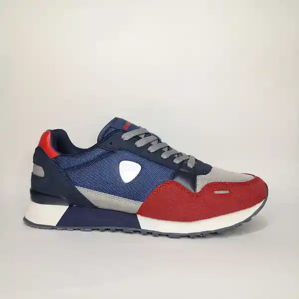 Tenis Zto Fashion Navy Blue Red Talla 7 CL21218 Ducati