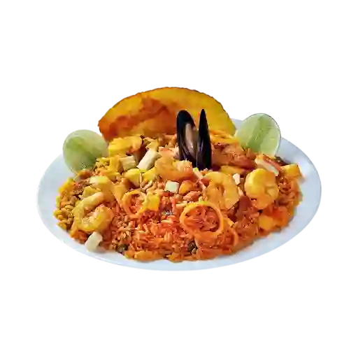 Arroz Marinero Pequeño + Bebida de 12 Onzas