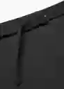 Falda Slipa Negro Talla S Mujer Mango