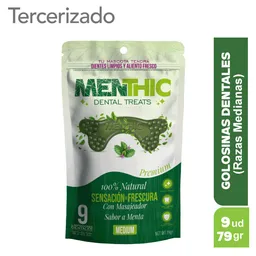 Menthic M Golosina Dental, Huesos x 9 Unidades