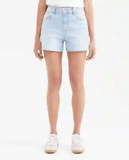 Short Claro Femenino Azul Cristalino Claro Talla 12 Chevignon
