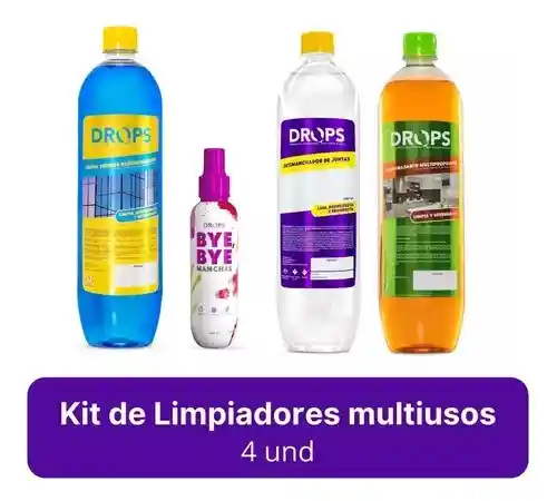 Kit De Limpiadores Drops X 4