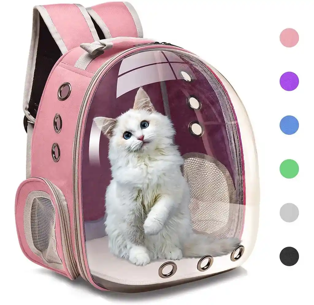 Maleta Morral De Viaje Para Mascotas Perro O Gato